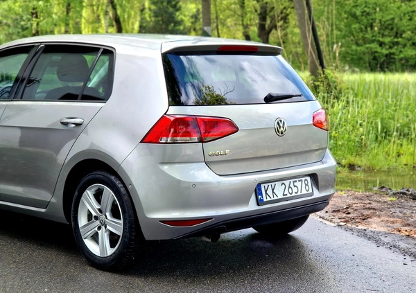 Volkswagen Golf cena 42800 przebieg: 158000, rok produkcji 2013 z Kraków małe 742